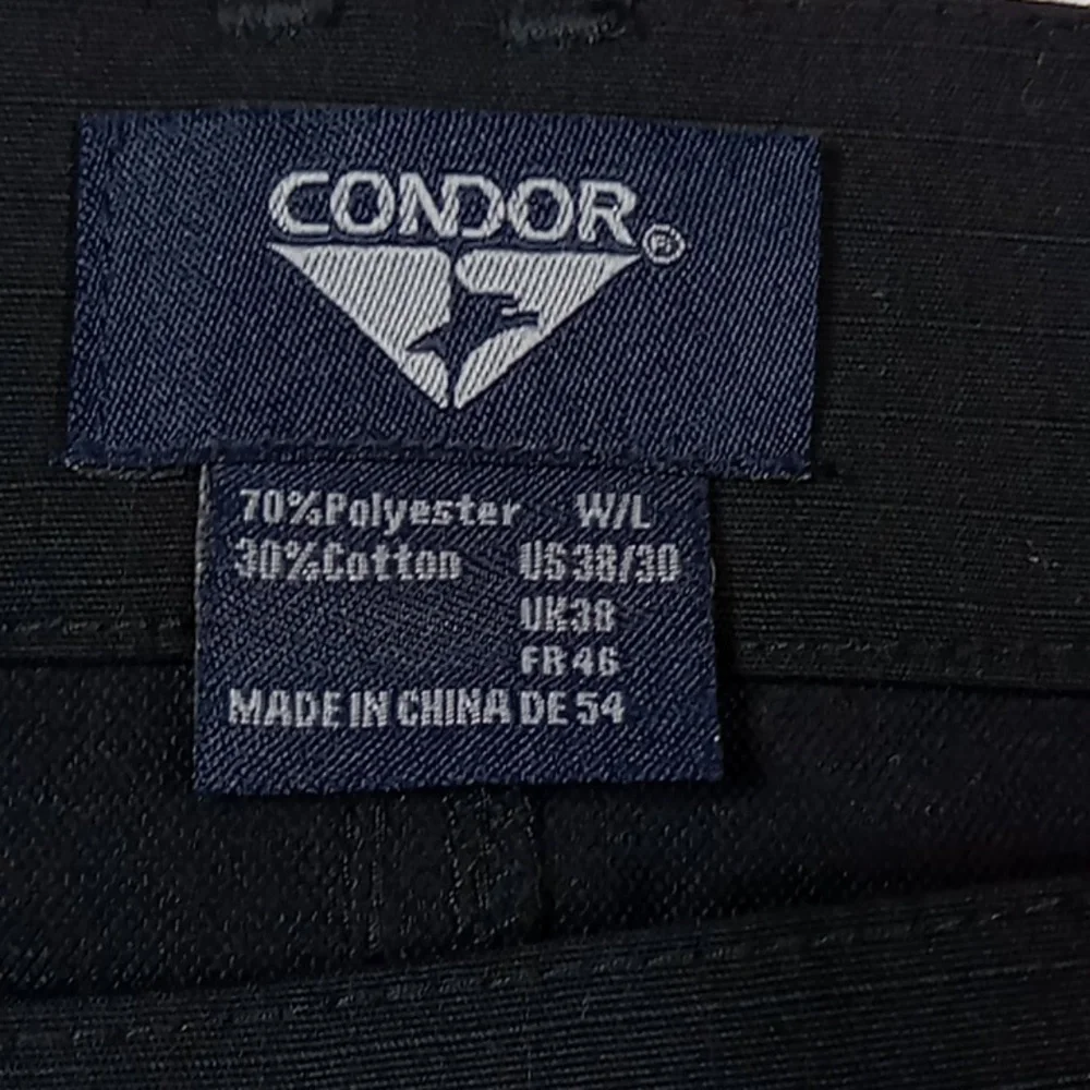 Condor Paladin Tactical Pants Men's Size 38 x 30 Black NWT